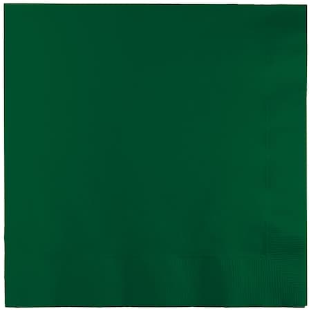 Touch Of Color Hunter Green Dinner Napkins 3 ply, 8.5"x8", 250PK 593124B